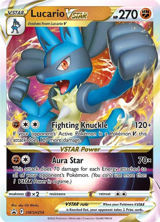 Lucario VSTAR - swsh214 - Ultra Rare Promo