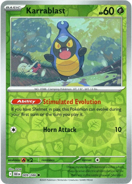 Karrablast - 009/086 - Common Reverse Holo