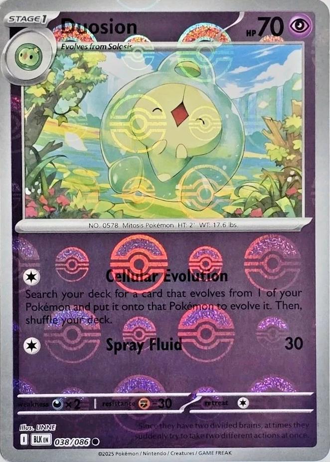 Duosion - 038/086 - Common Reverse Pokéball