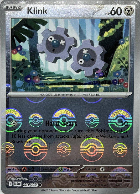 Klink - 061/086 - Pokeball Holo