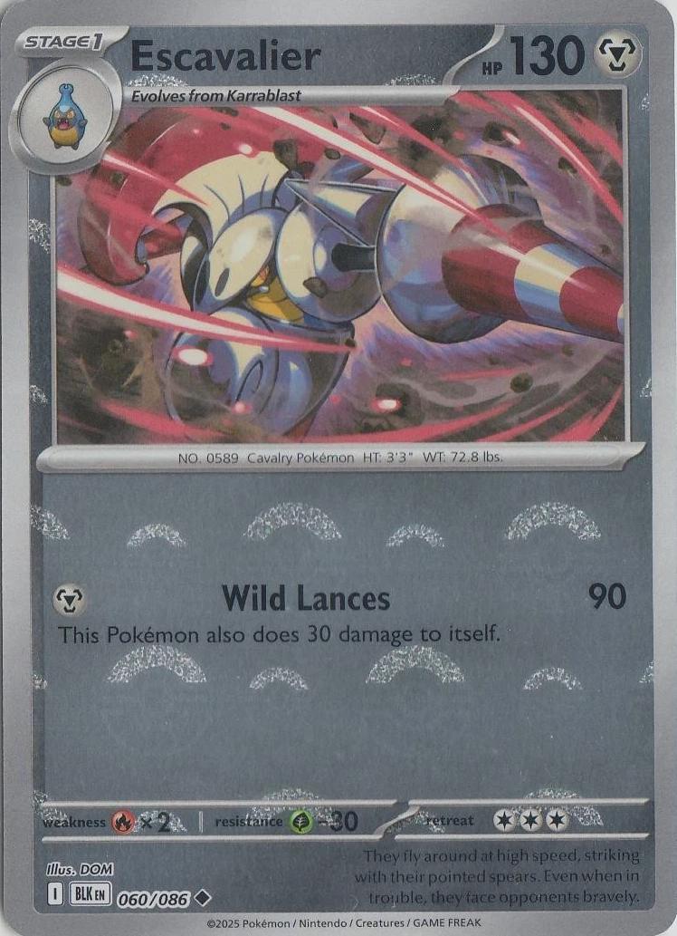 Escavalier - 060/086 - Uncommon reverse Pokéball