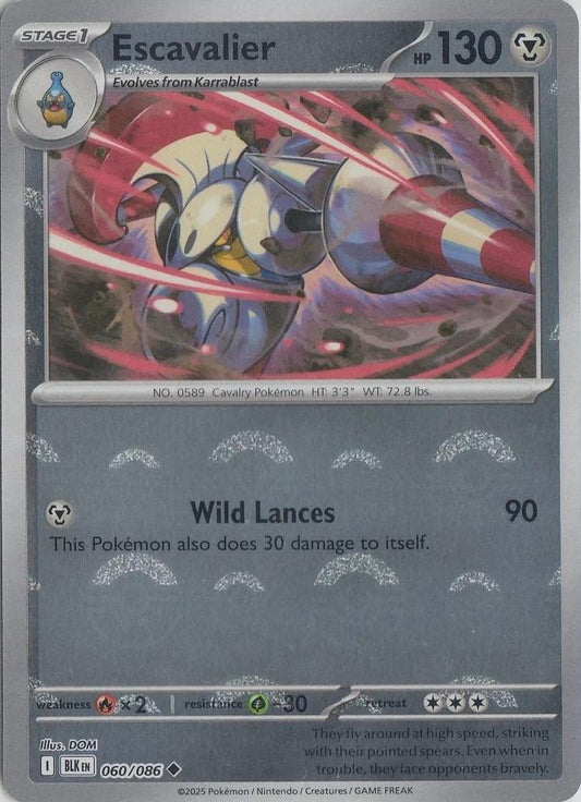 Escavalier - 060/086 - Uncommon reverse Pokéball