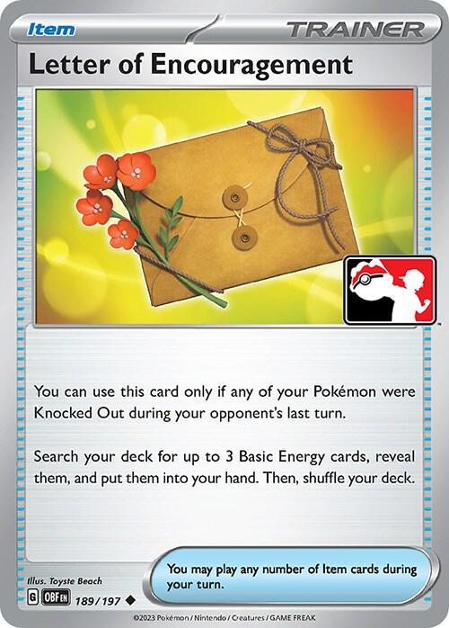 Letter of Encouragement - 189/197 - Uncommon Prize pack