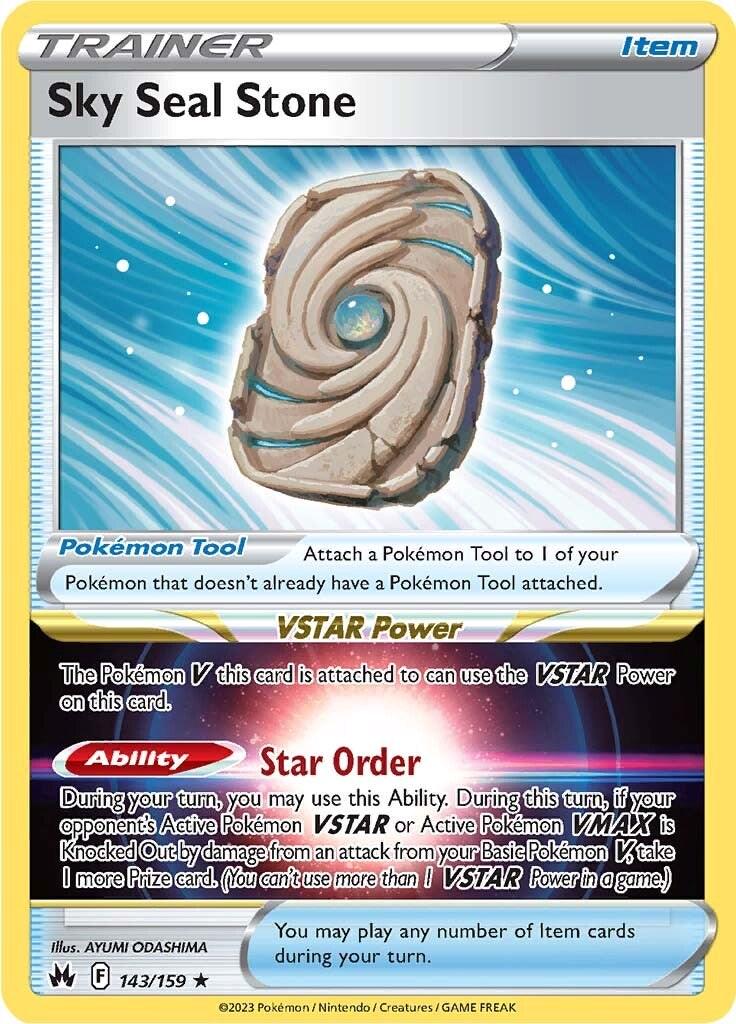 Sky Seal Stone - 143/159 - holo rare