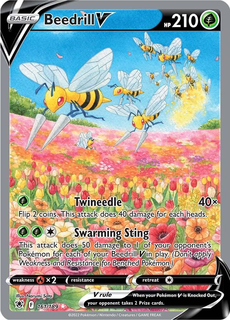 Beedrill V - 161/189 - Special Illustration Rare