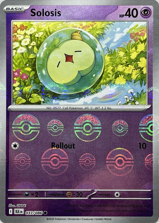Solosis - 037/086 - pokeball holo