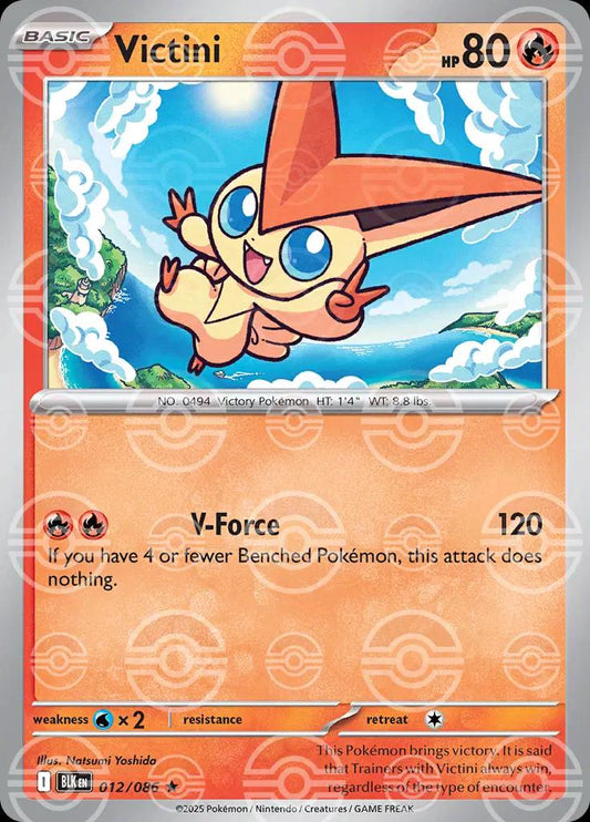 Victini - 012/086 - pokeball holo