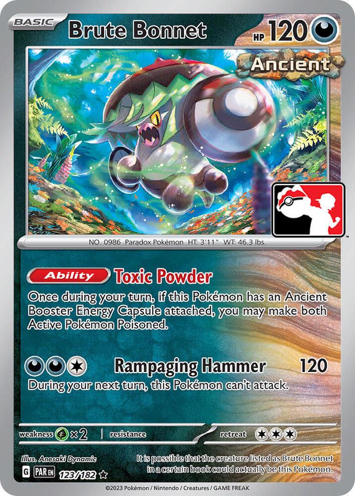 Brute Bonnet - 123/182 - Rare - Prize Pack