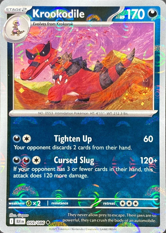 Krookodile - 059/086 - pokeball holo
