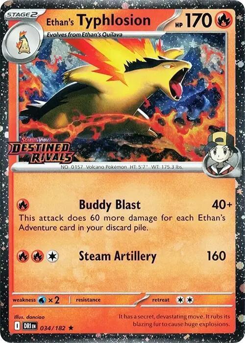 Ethan´s Typhlosion - 034/182 - Prerelease holo promo