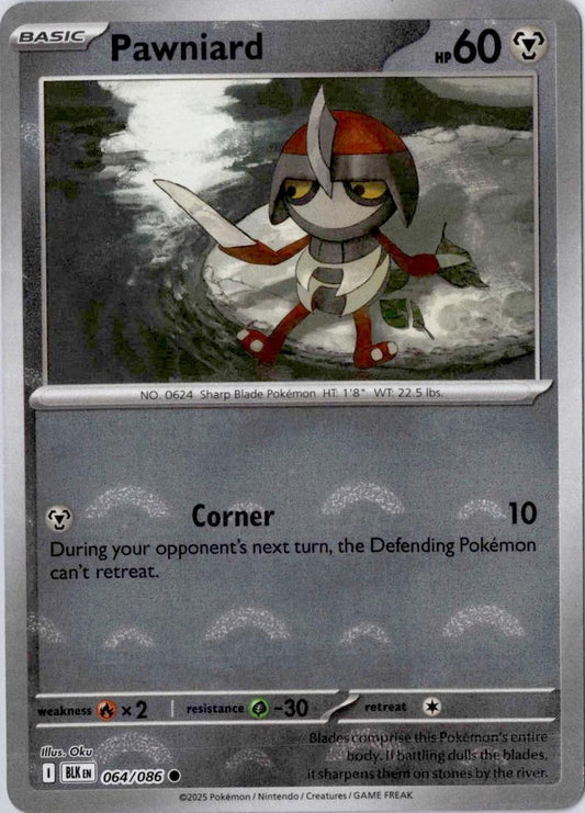 Pawniard - 064/086 - Pokeball common