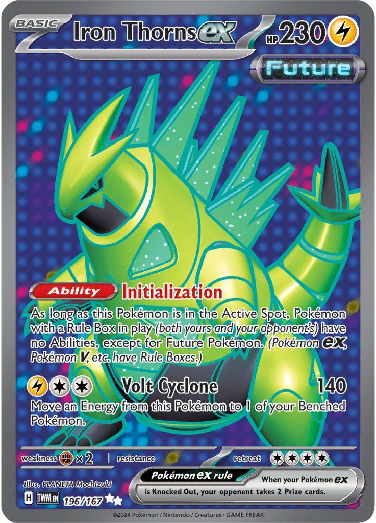 Iron Thorns ex - 196/167 - Full art ultra rare