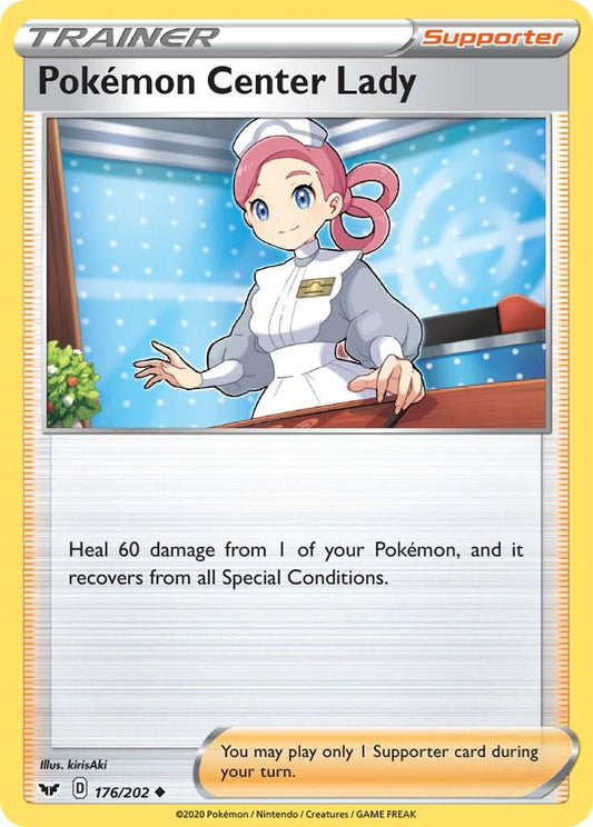 Pokémon Center Lady - 176/202 - uncommon