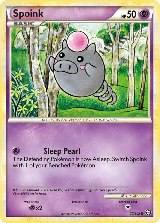 Spoink - 77/102 - Common