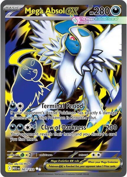 Mega Absol ex - 161/132 - Full art ultra rare