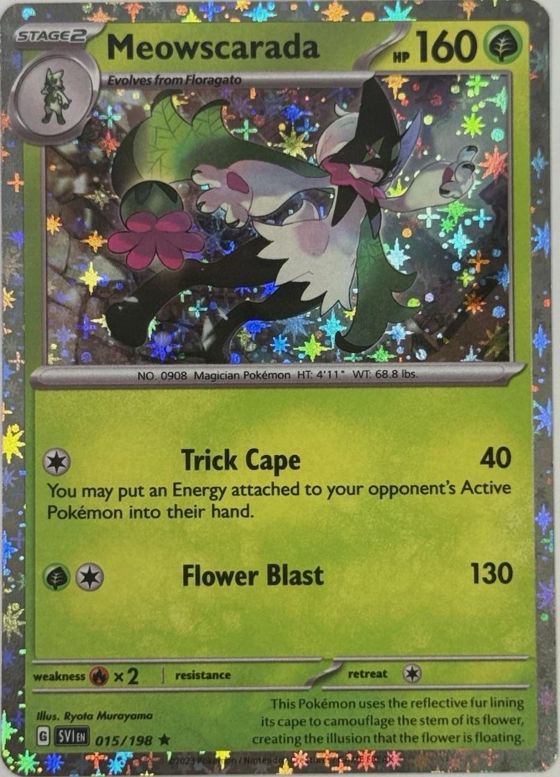 Meowscarada - 015/198 - Cosmos holo rare