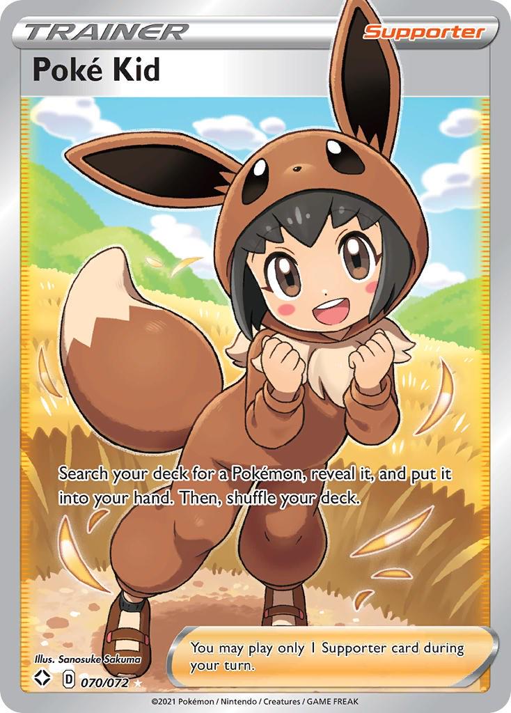 Poké Kid - 070/072 - Full art ultra Rare