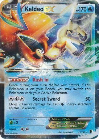 Keldeo EX - 49/149 - Ultra Rare