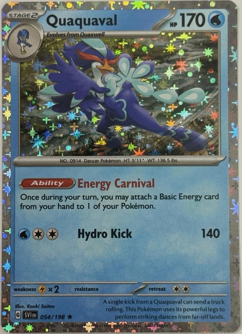 Quaquaval - 054/198 - Rare Cosmos Holo