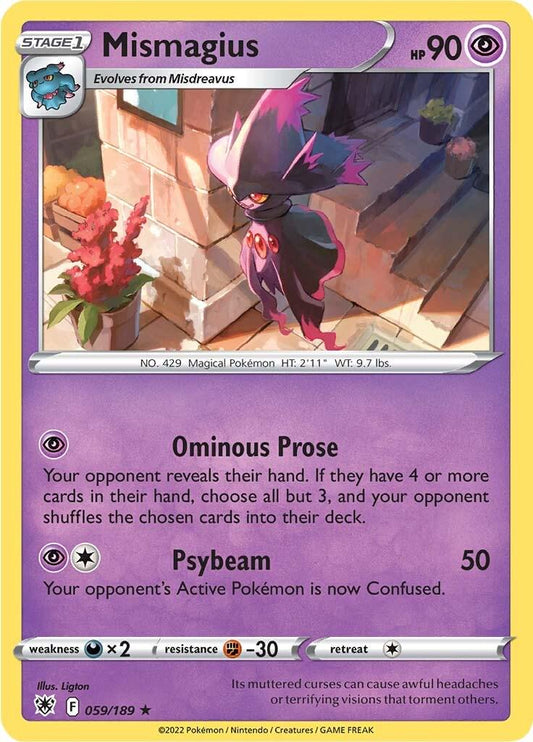 Mismagius - 059/189 - Rare - Vualá sellado