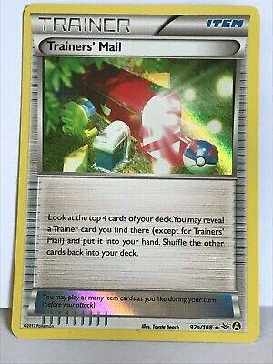 Trainer´s Mail - 92a/108 - uncommon holo