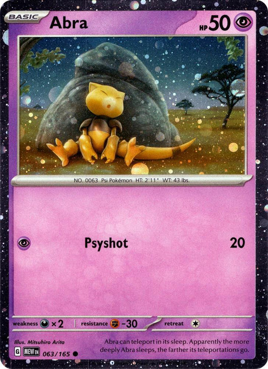 Abra - 063/165 - Common - Cosmos Holo