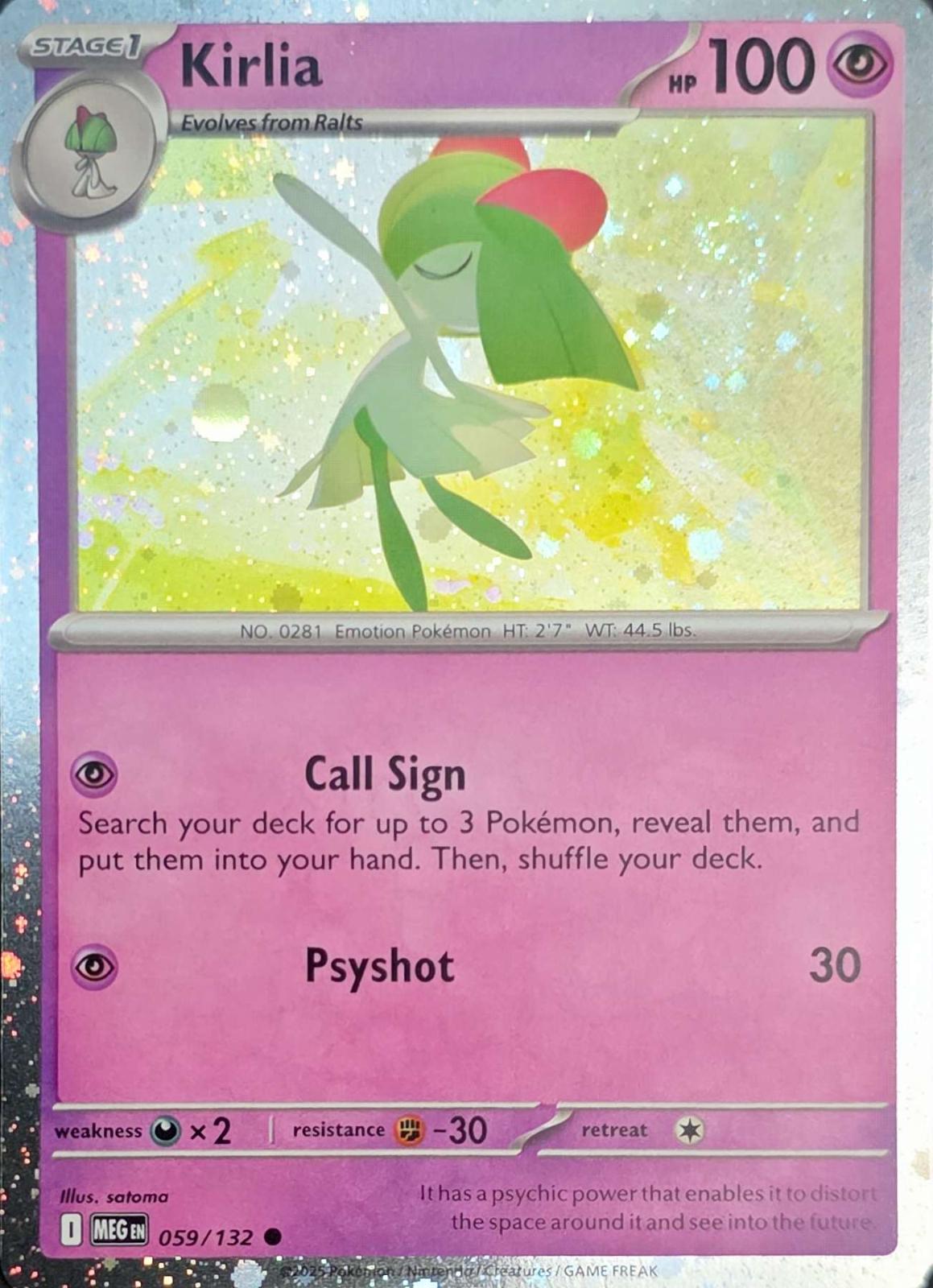 Kirlia - 059/132 - Common - Cosmos Holo
