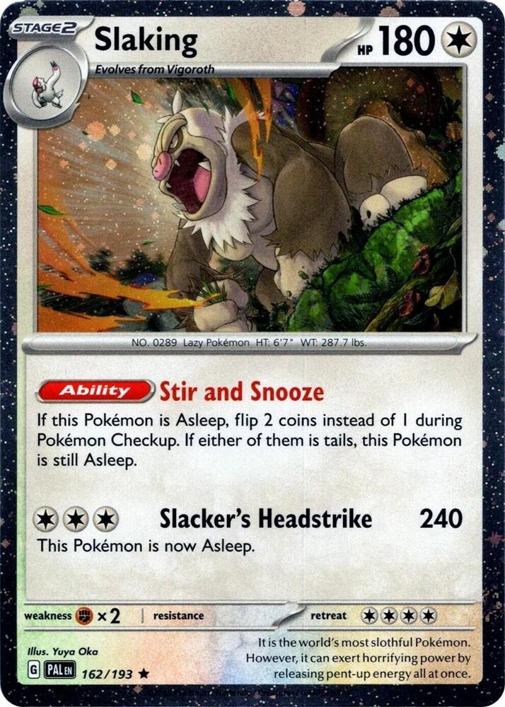 Slaking - 162/193 - Rare - Cosmos Holo