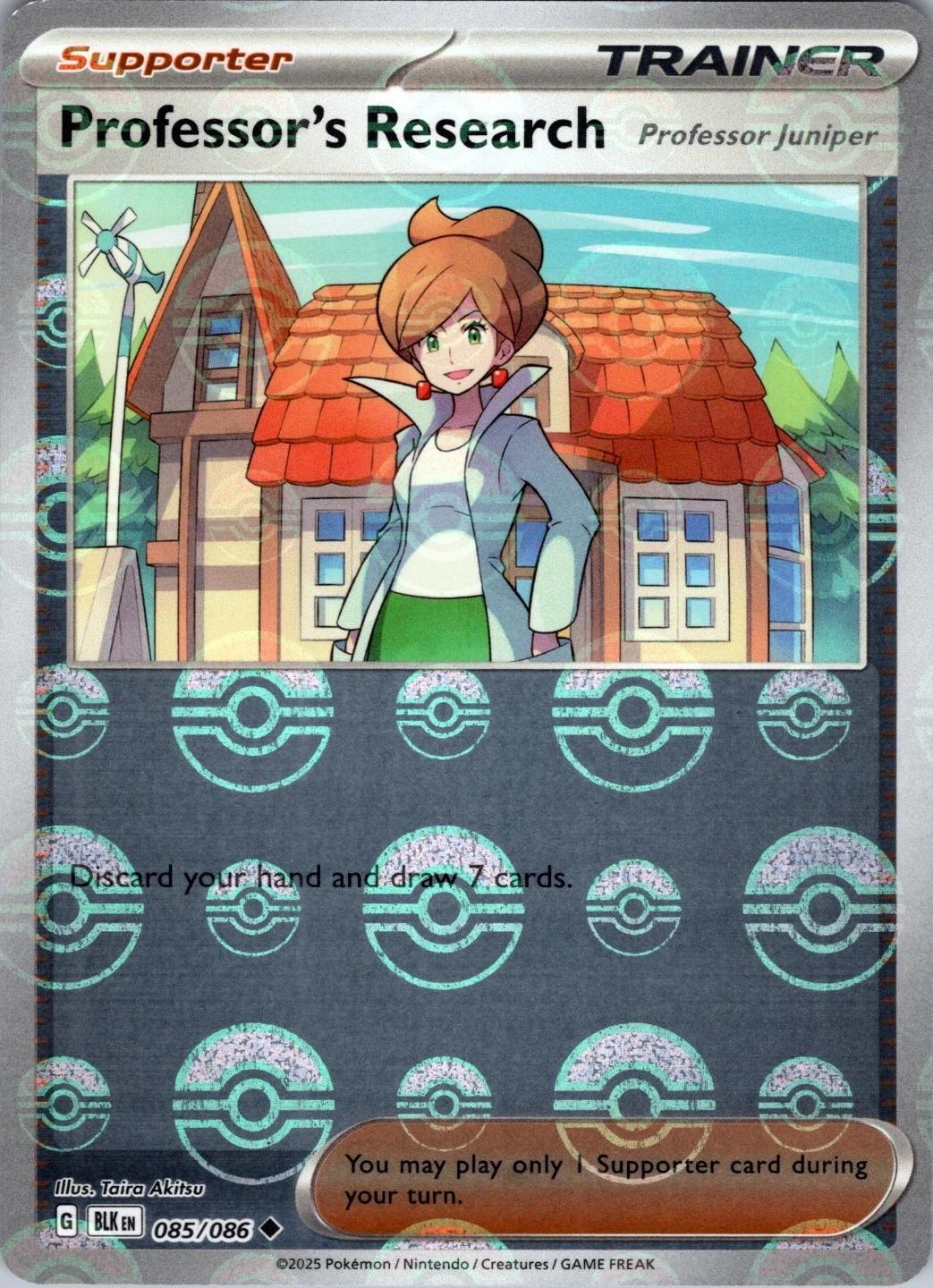 Professor´s Research - 085/086 - pokeball holo
