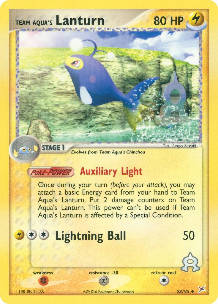 Team Aqua´s Lanturn - 28/95 - Uncommon