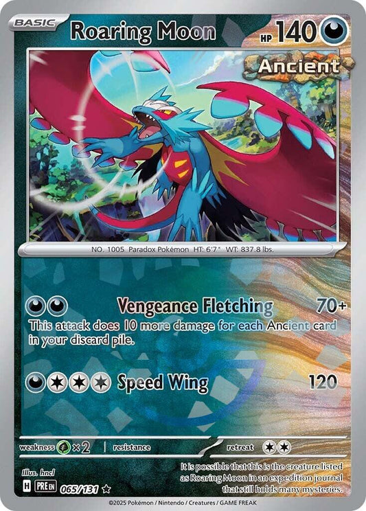 Roaring Moon - 065/131 - pokeball reverse holo