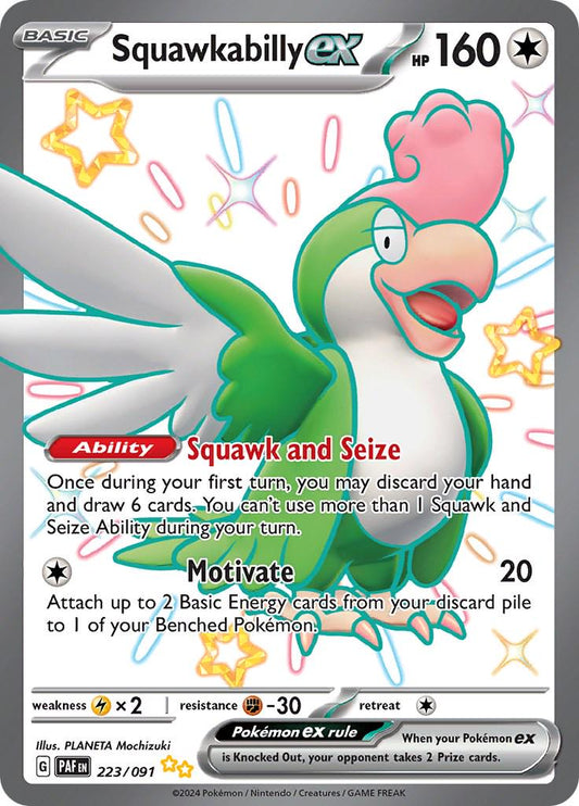 Squawkabilly ex - 223/091 - Ultra Rare Shiny