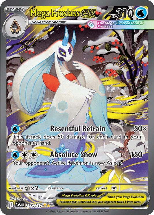 Mega Froslass ex - 275/217 - Special illustration Rare