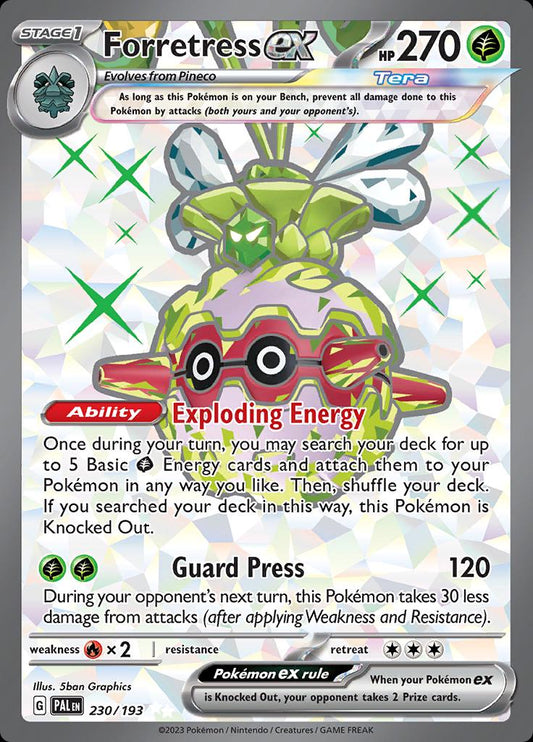Forretress ex - 230/193 - Ultra rare
