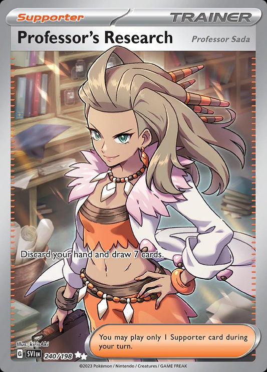 Professor´s Research Professor Sada - 240/198 - Full art ultra rare