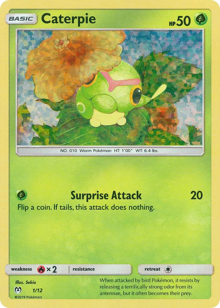 Caterpie - 1/12 - Mc Donalds Promo Holo - Muy dañada