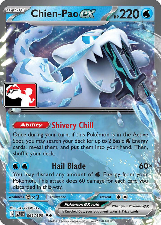 Chien-Pao ex - 061/193 - Ultra Rare Prize pack