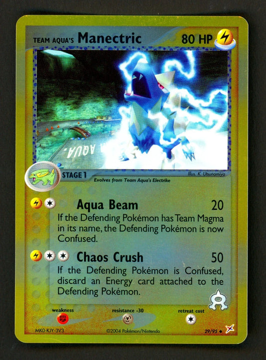 Team Aqua´s Manectric - 29/95 - Uncommon reverse