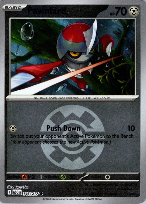 Pawniard - 146/217 - Common reverse
