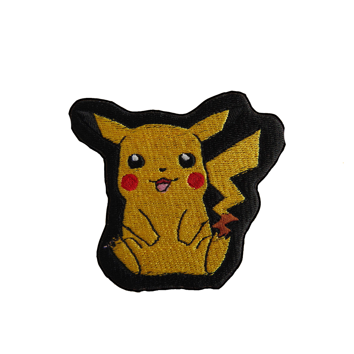 0025 Pikachu Sentado - Parche Bordado