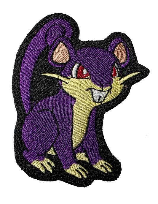 0019 Rattata  - Parche Bordado