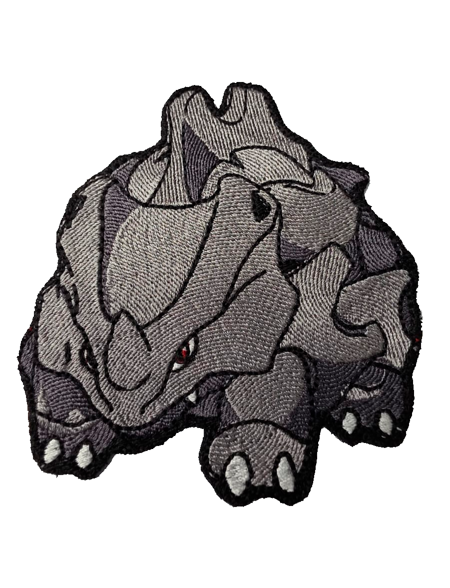 0111 Rhyhorn - Parche Bordado