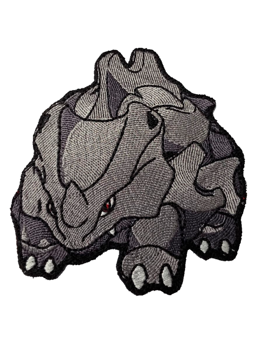 0111 Rhyhorn - Parche Bordado