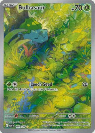 Bulbasaur - 166/165 - Ilustración Rara