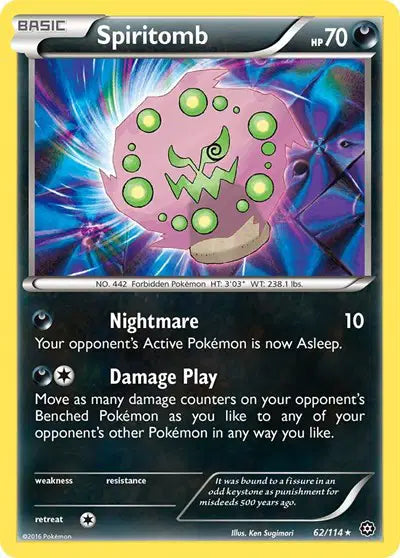 Spiritomb - 62/114 - Rare