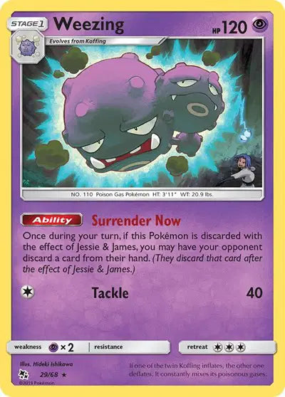 Weezing - 29/68 - Rare