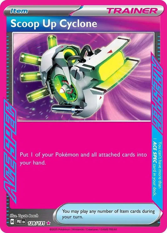 Scoop Up Cyclone - 128/131 - Ace Rare