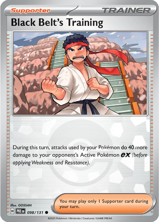 Black Belt's Training - 098/131 - Common Pokeball Reverse Holo