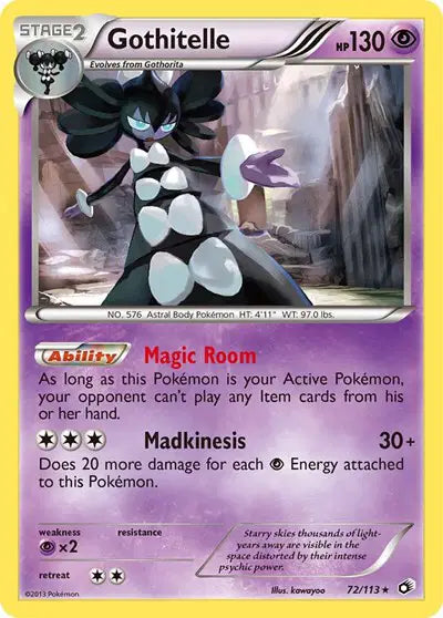 Gothitelle - 72/113 - Holo Rare
