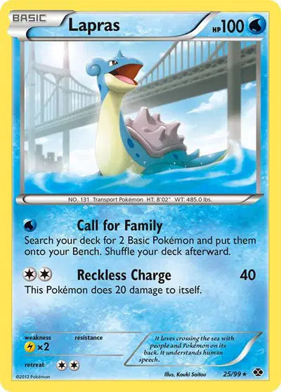 Lapras - 25/99 - Rare
